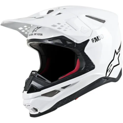 Alpinestars Supertech M10 Helmet - Gloss White