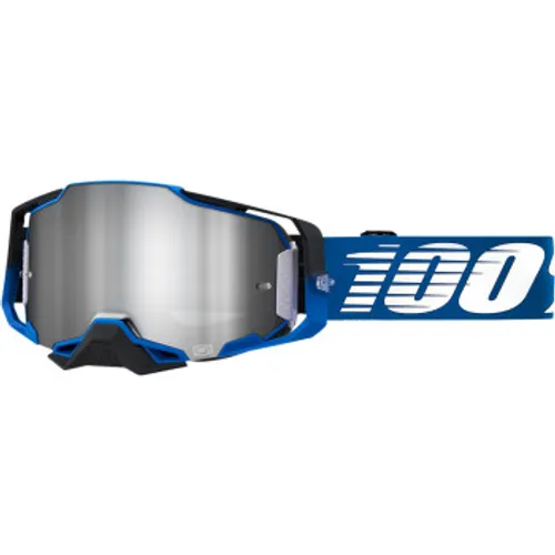 SALE! 100% Armega Goggles - Rockchuck w/ Silver Mirror Lens