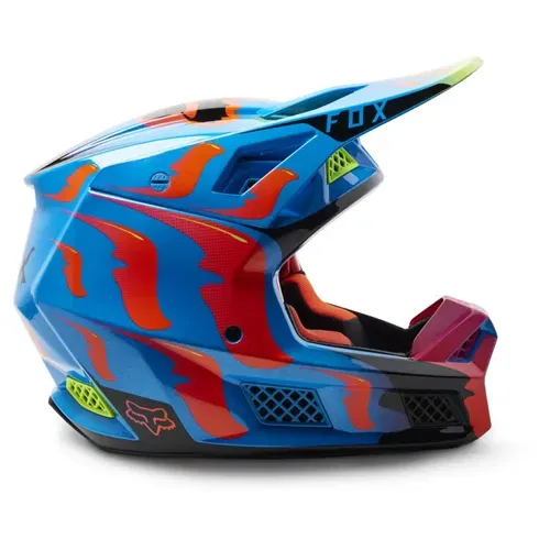 Fox Racing V3 RS Eyeris Helmet - Medium