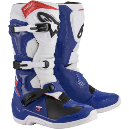 Alpinestars Tech 3 MX Boots - Blue/White