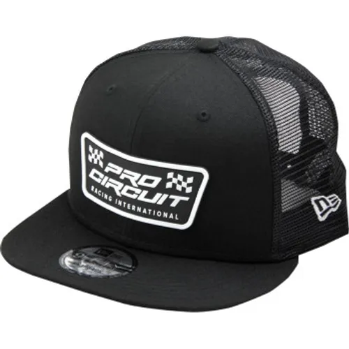 Pro Circuit Checkered Flag Snapback Hat - Black