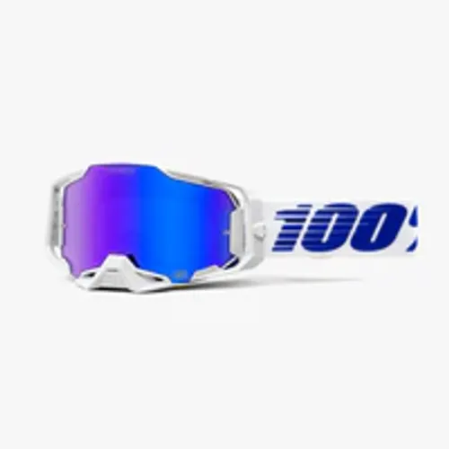 100% Armega Goggles - Izi w/ Hiper Blue Mirror Lens