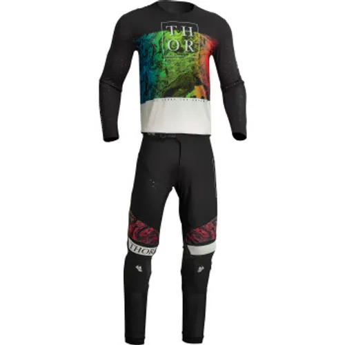 Thor Prime Melter Gear Combo - Black/White - Medium / 32