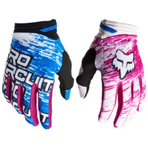 Fox Racing Pro Circuit 180 Gloves - White/Blue - Small