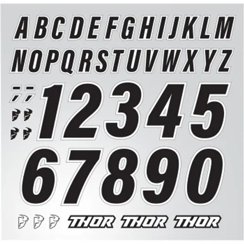 Morse code Kruipen Kruis aan Thor Jersey ID Kit | MX Locker
