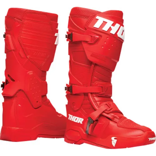 Thor Radial MX Boots - Red
