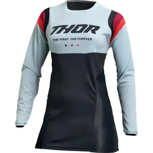 Thor Women's Pulse Rev Jersey - Black/Light Mint