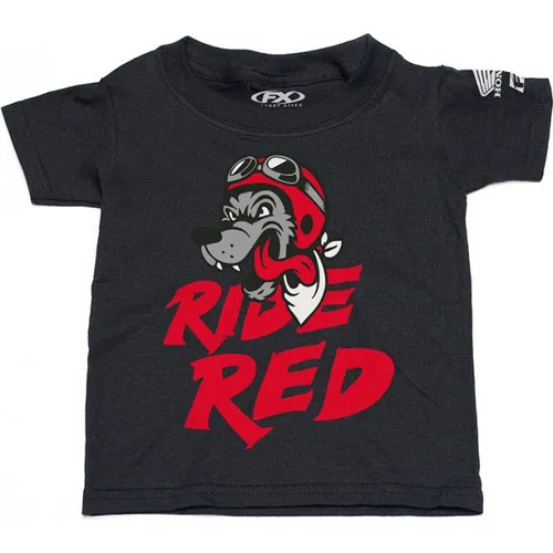 Factory Effex Ride Red Toddler Tee - Black / 4T