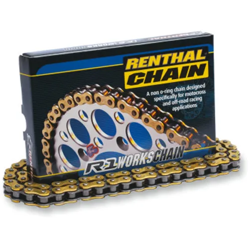 Renthal 520 R-1 Works Chain - Gold / 120 Links