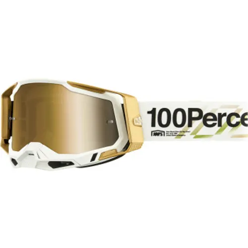New! 100% Racecraft 2 Goggles - Sucession w/ Gold Lens