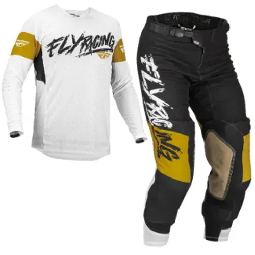 Fly Racing Evolution DST LE Brazen Gear Set - White/Gold
