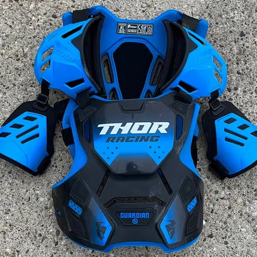 Thor Guardian Chest Protector - Blue / Medium/Large