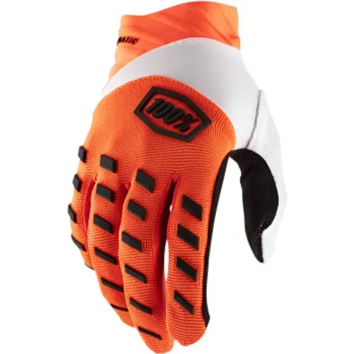 100% Airmatic MX Gloves - Flo Orange