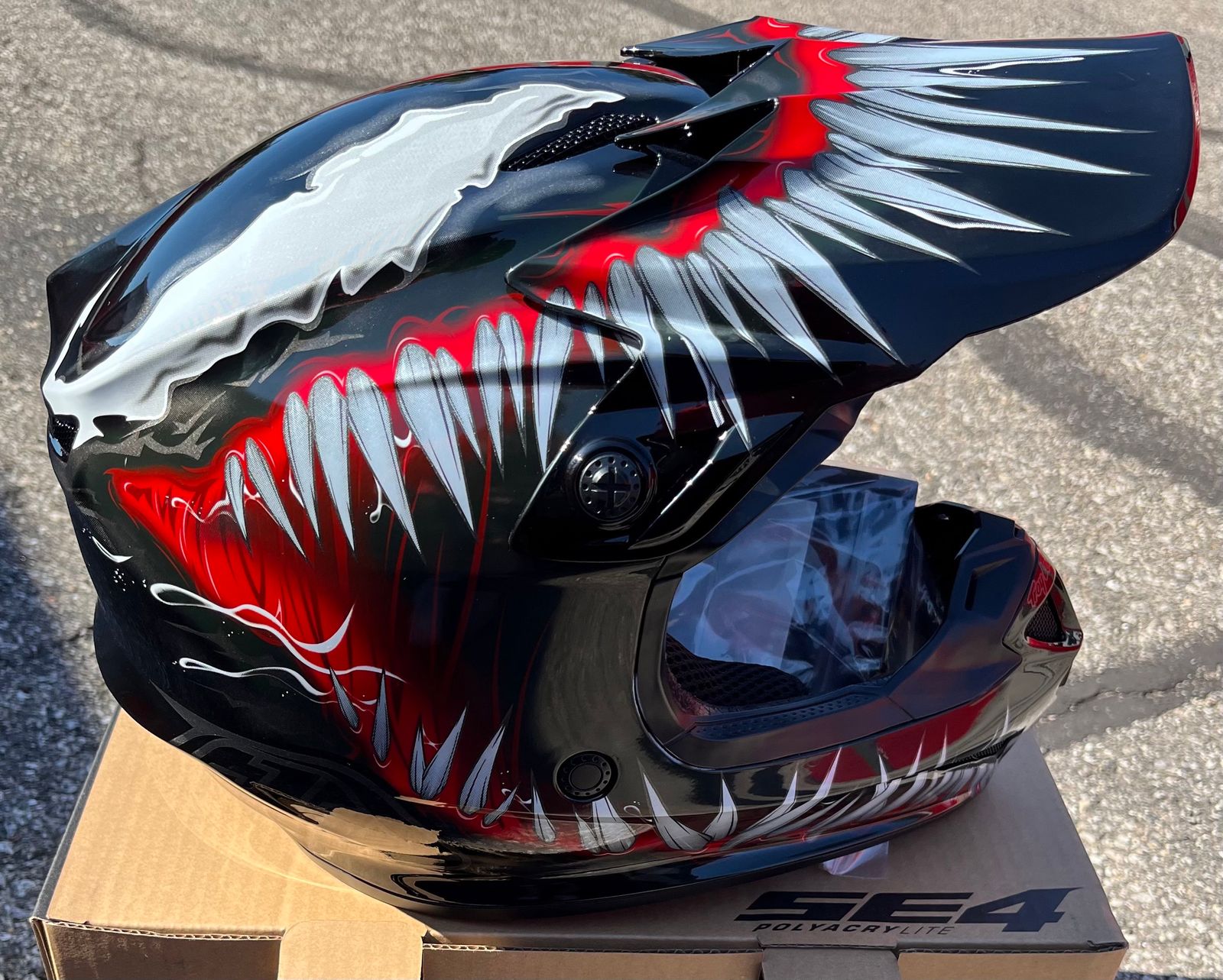 Venom dirt bike helmet cheap