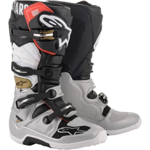 Alpinestars Tech 7 MX Boots - Black/Gray / Size 10