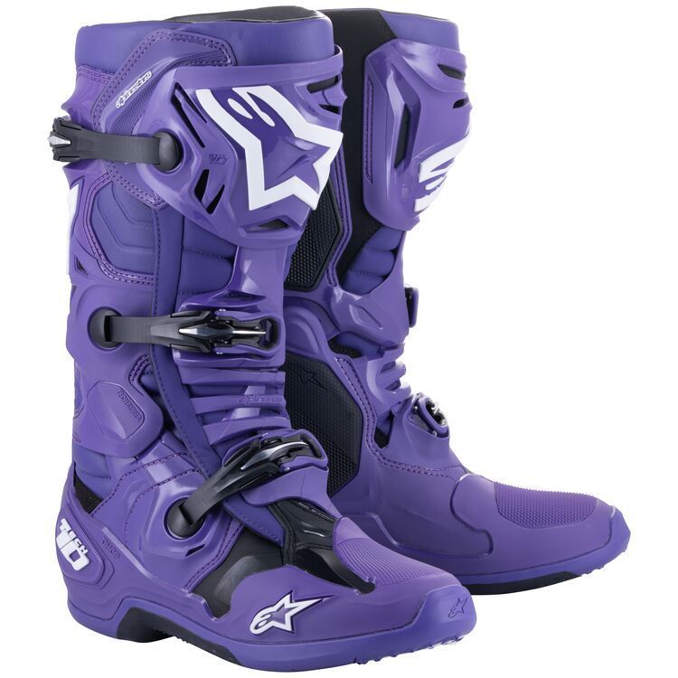 Alpinestars Tech 10 MX Boots - Purple - Size 7