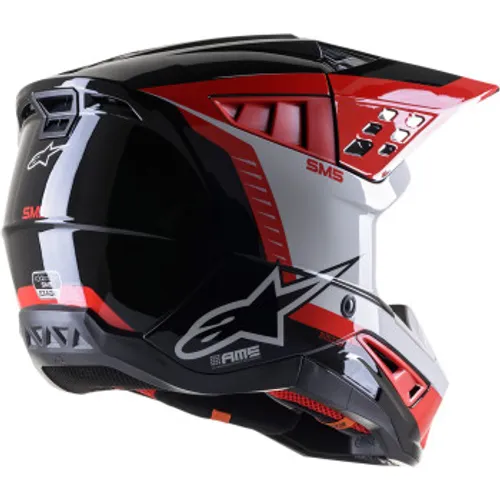 Alpinestars SM-5 Beam Helmet - Black/Gray/Red