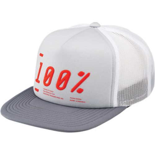 100% Transfer Snapback Hat - Gray