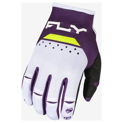 Fly Racing Kinetic Reload Gloves - Purple/White/Hi-Vis