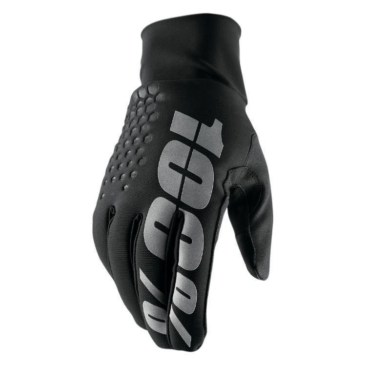 100% Hydromatic Brisker Gloves - Black