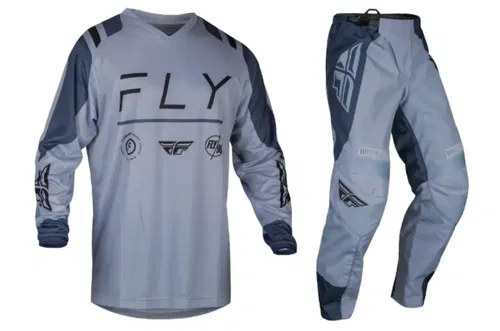 Fly Racing F-16 Gear Combo - Arctic Grey/Stone
