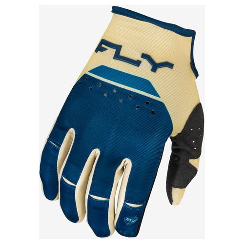 Fly Racing Kinetic Reload Gloves - Ivory/Navy/Cobalt