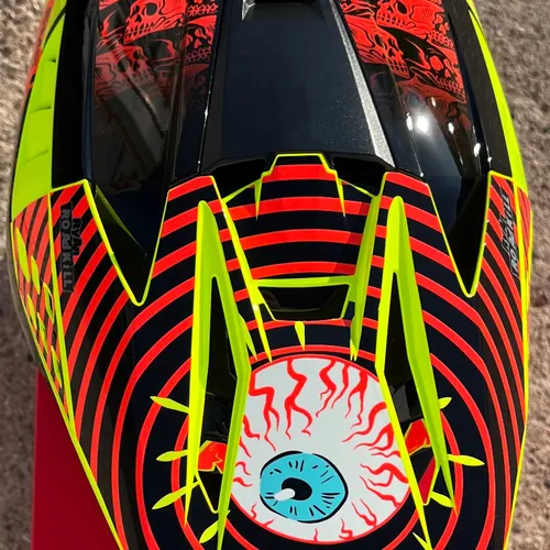 Alpinestars SM-5 Solar Flare Helmet - Black/Red/Yellow - XL