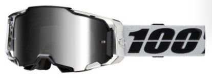100% Armega Goggles  Atac w/ Silver Mirror Lens