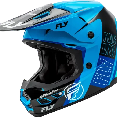 NEW! Fly Racing Kinetic Rally MX Helmet - Blue/Black/White