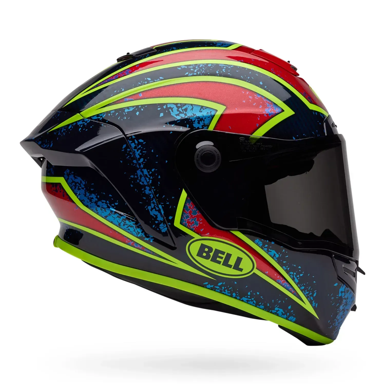 Bell Race Star Flex DLX Xenon Helmet - Blue/Retina