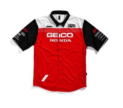 100% Geico Honda Pit Shirt - XL