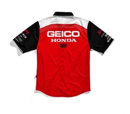 100% Geico Honda Pit Shirt - XL