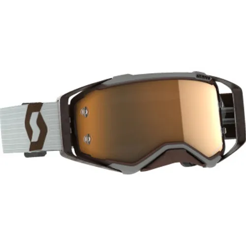 Scott Prospect Amplifier Goggles - Gray/Brown w/ Gold Chrome Lens