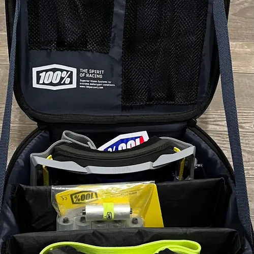 3 - 100% Armega Goggles w/ Accessories And Bag