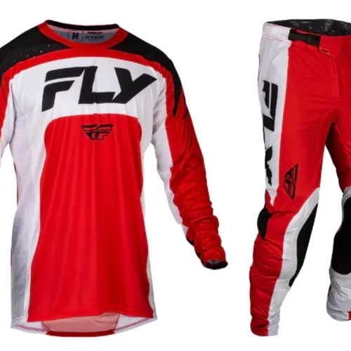 2024 Fly Racing Lite Gear Combo - Red/White/Black