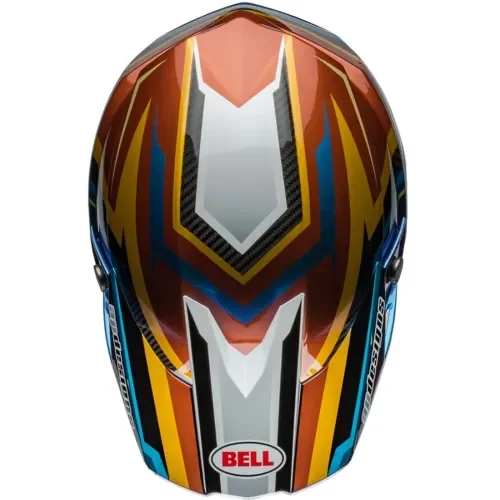 Bell Moto-10 Spherical Eli Tomac Replica Helmet - White/Gold