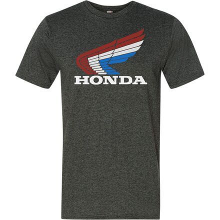 Honda Vintage Wing T-Shirt - Charcoal