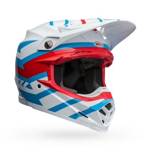 Bell Moto-9S Flex Helmet - Banshee White/Red