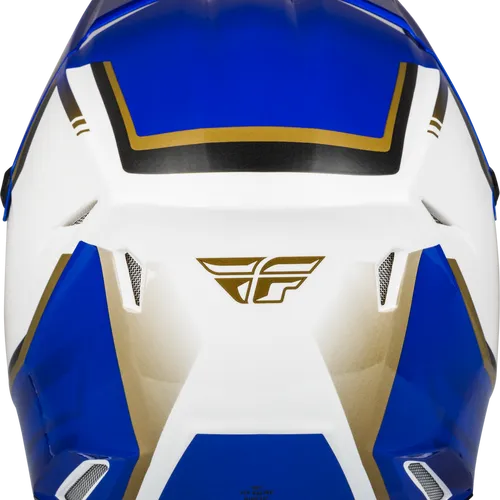 Fly Racing Kinetic Vision Helmet - White/Blue
