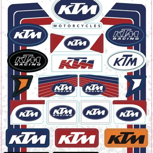 D'Cor KTM Decal Sheet