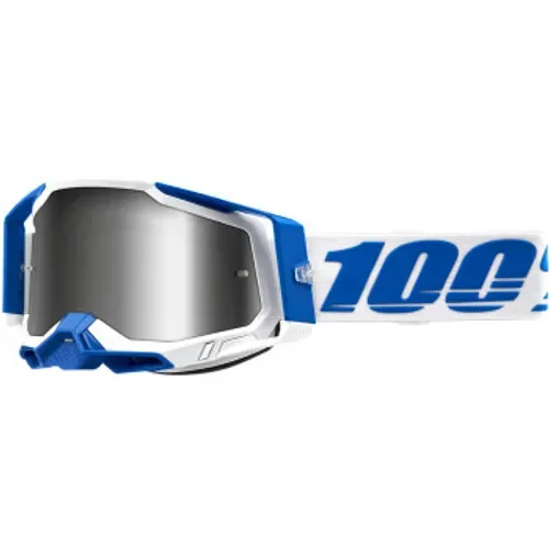 100% Racecraft 2 Goggles - Isola w/ Silver Mirror Lens