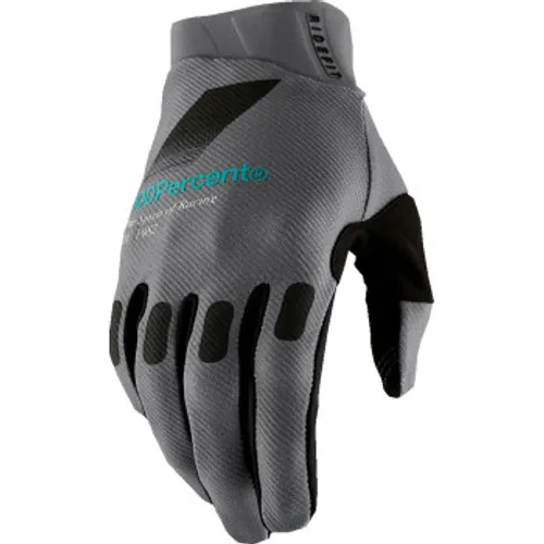 100% Ridefit Gloves - Petrol