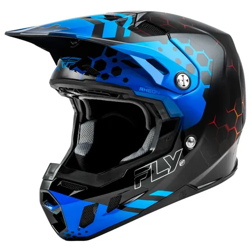 2024 Fly Racing Formula CC Tektonic Helmet - Black/Blue/Red