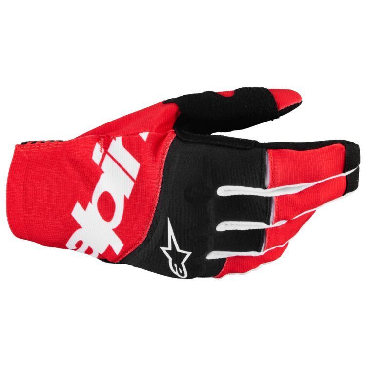 Alpinestars Techstar MX Gloves - Black/Bright Red