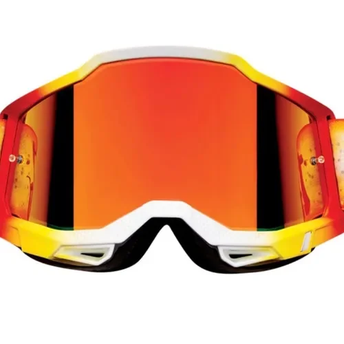 100% Jett Lawrence Accuri 2 Donut Goggles - Red/Yellow