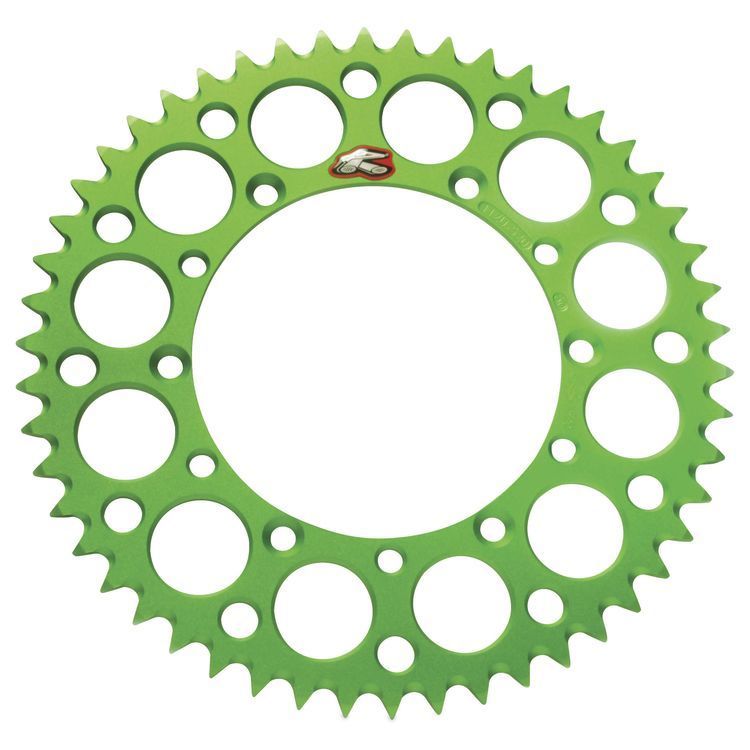 Renthal 51T Aluminum Rear Sprocket - Green / 1982-2008
