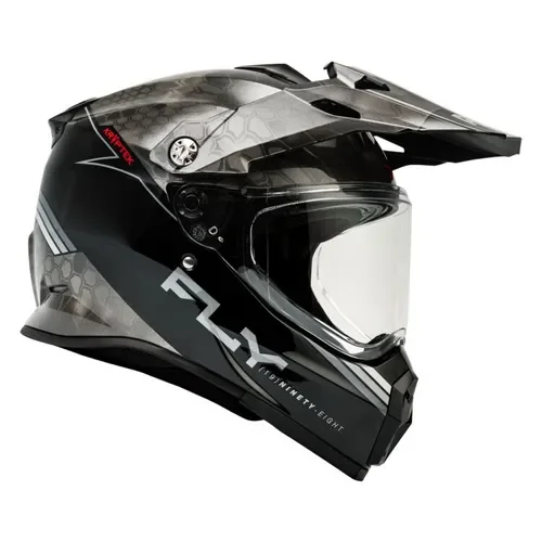Fly Racing Trekker Kryptek Conceal Helmet - Black/Grey/White