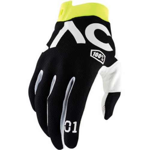 100% iTrack RACR Gloves - Black