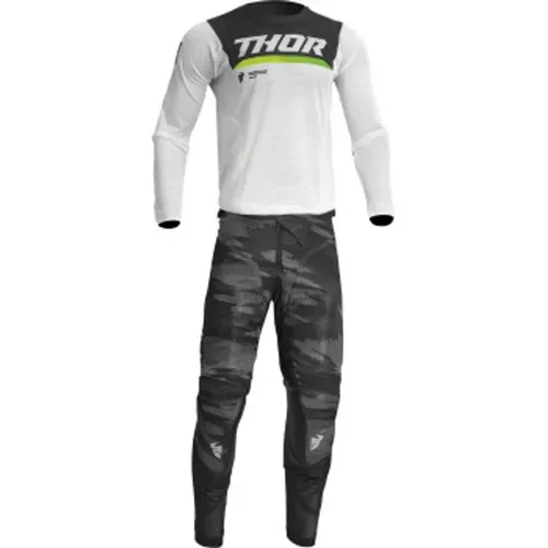 SALE! Thor Pulse Air Cameo Gear Combo - White/Black