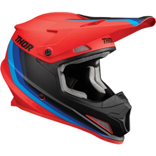 Thor Sector Runner MX Helmet - Red/Blue